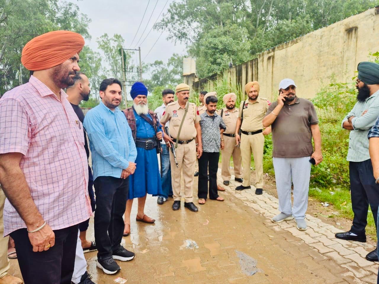 MLA Kuljit Singh Randhawa Reviews Post-Rain Situation in Zirakpur